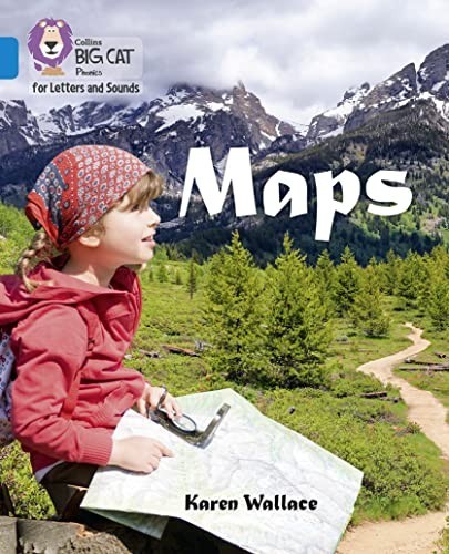 Maps band blue collins - maps:,