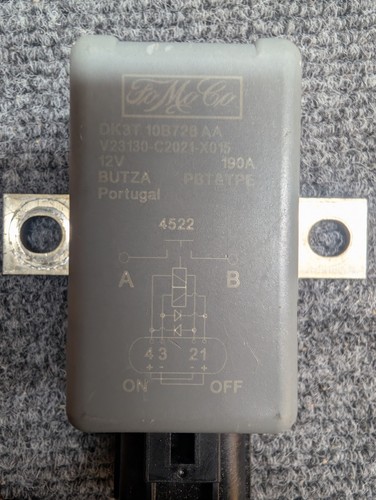 Ford transit mk4 relay control - transit,