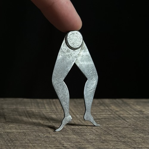 Antique folk art lady legs - lady,