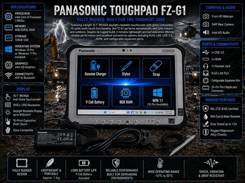 Panasonic toughpad 10 - fz-g1, 10.1