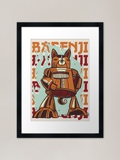 Mecha Basenji Framed Art Print
