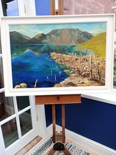 Oil on canvas, Crummock Water