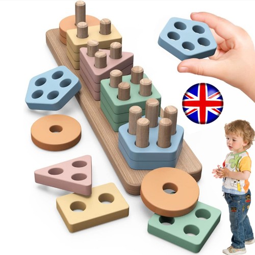Wooden baby stacking - baby,