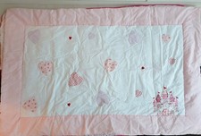 Next Girl's Bedroom Pink Castle Bed Throw  100x150cm.