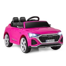 Toddlers Battery Powered Toy 12V Kids Ride On Car w/Remote Control Pink