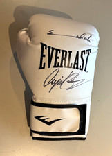 Chris Eubank & Nigel Benn Signed Boxing Glove with COA