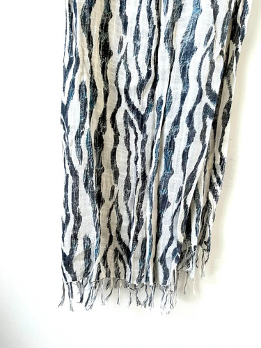 Armani exchange zebra scarf - zebra,