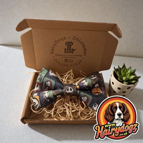 Handmade dog bow - dog, with