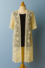Nina Leonard Embroidered Mesh