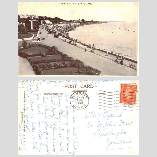 Vintage postcard sea - -, front