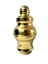 PUSH ON solid Brass BED KNOB 7