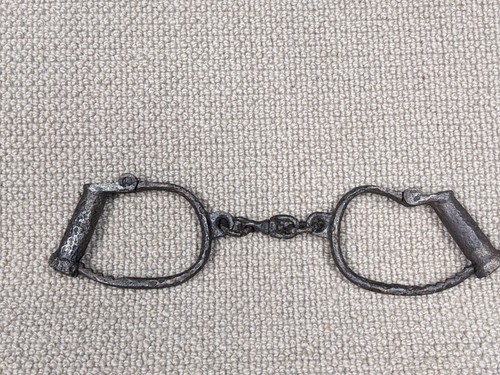 Antique set handcuffs - antique,