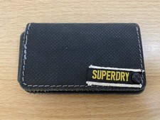 Superdry RARE Used Tri Fold Wallet - Blue