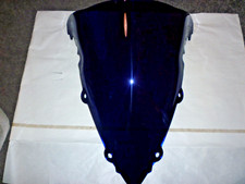 YAMAHA YZF-R6, 2003 - 2005, IRIDIUM BLUE DOUBLE BUBBLE SCREEN, POWERBRONZE