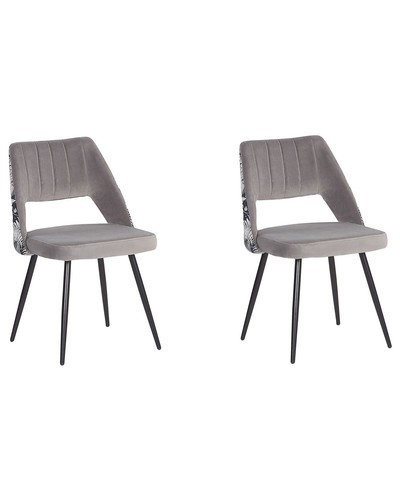 Set velvet dining chairs - velvet,
