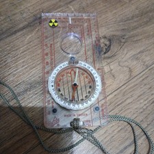 British Army Issue Silva Compass Type 4/54  Mils and Degrees 