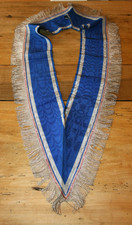 Masonic Sash made by George Tutill of 83 City Road London 35 inches in length