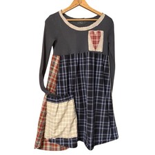 Upcycled Tunic Dress XS Boho