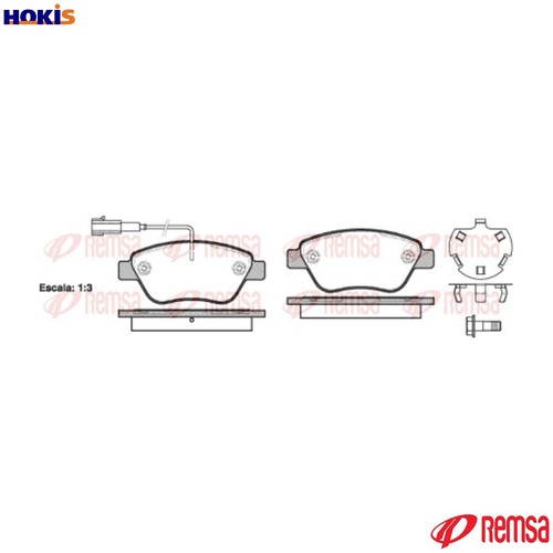 Brake pad set disc - pad,