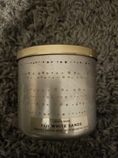 Bath & Body Works Whie Barn Triple Wick Candle Fiji White Sands Christmas Gift