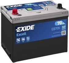 Exide eb705 excell 12v 70ah - excell,