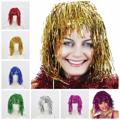 Glitter halloween colored wig - halloween,