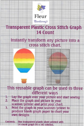 Cross stitch graph paper kit - cross,