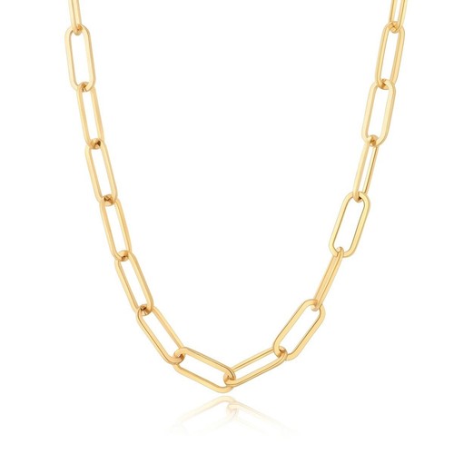 18ct gold plated chunky chain - 18ct,