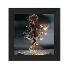 SQUARE PHOTO FRAME WOODEN