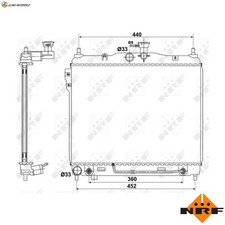 RADIATOR ENGINE COOLING 53173