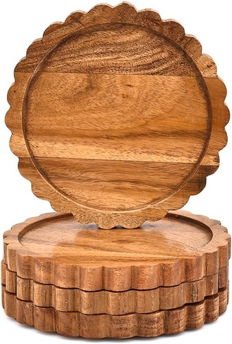 Dinner plate acacia wood - dinner,