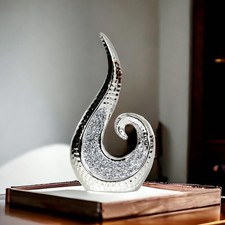 Silver Ceramic Swirl Resin