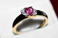 Rubellite 9ct Gold Ring
