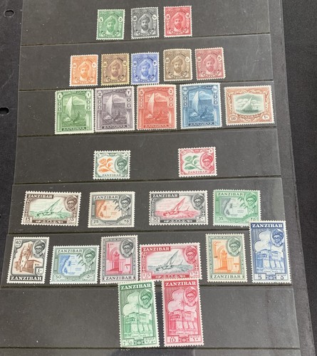 Zanzibar stamps collection - zanzibar,