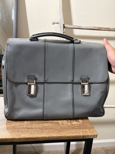 Rare prada gray perforated - rare,