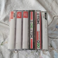 Tdk D C-90 Used Blank Cassette Tapes (6)