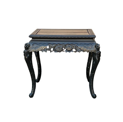 Vintage chinese black relief - black,