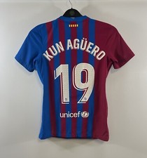 Barcelona Aguero 19 Player Spec Home Football Shirt 2021/22 Adults (S) Nike G757