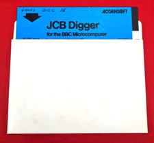 JCB Digger Game 5.25" 40/80T Disc for Acorn BBC Micro 1983  Acornsoft