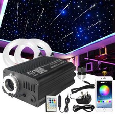 Twinkle Meteor Headliner Star Light Kit 500-1000X Car Ceiling Fiber Optic Lights