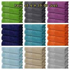 4 X Large Bath Towels 100%