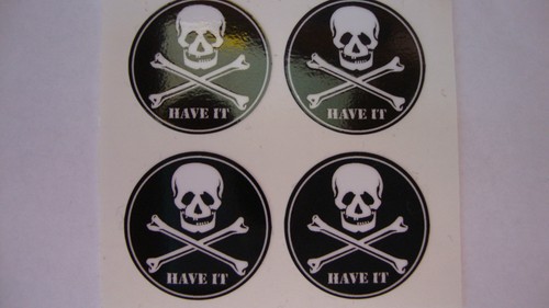 Have skull and cross - have,