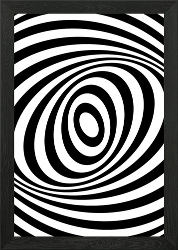 Optical illusion framed - optical,
