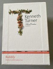 Kenneth Turner Bubbly Scented Candle in Posy Vase 200g BNIB Freepost RRP £38