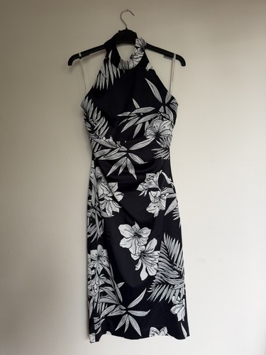 Karen millen black white satin - millen,