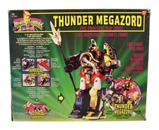 Vintage Boxed POWER RANGERS Thunder Megazord Red Dragon Thunderzord Assault Team