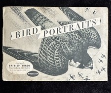 1950s Brooke Bond “Bird Portraits” Tea Card Album – Complete 48 Cards Set 
