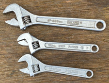 3x Adjustable Spanners Wrench Shifters Mechanics Tools