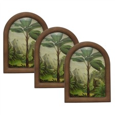 Set of Arched Parrot Palm