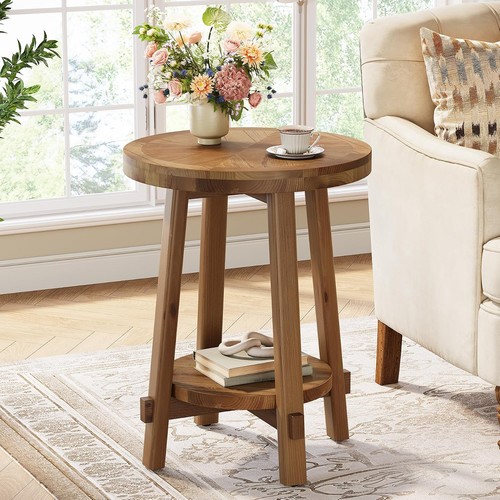 Solid wood side - side, table